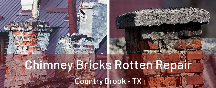 Chimney Bricks Rotten Repair Country Brook - TX