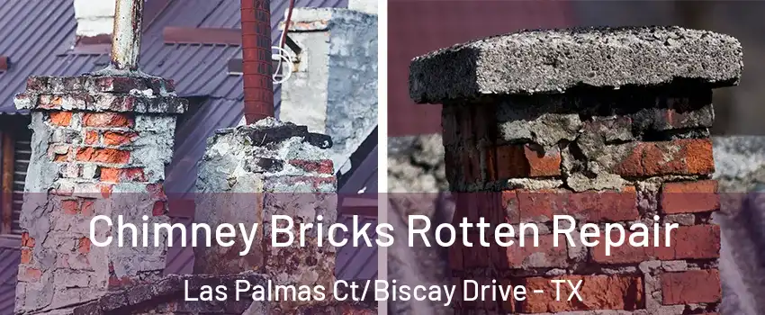 Chimney Bricks Rotten Repair Las Palmas Ct/Biscay Drive - TX