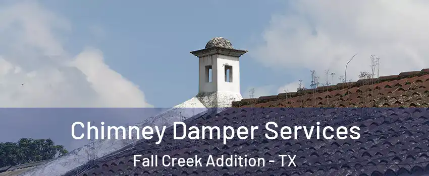 Chimney Damper Services Fall Creek Addition - TX