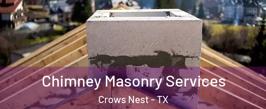 Chimney Masonry Services Crows Nest - TX