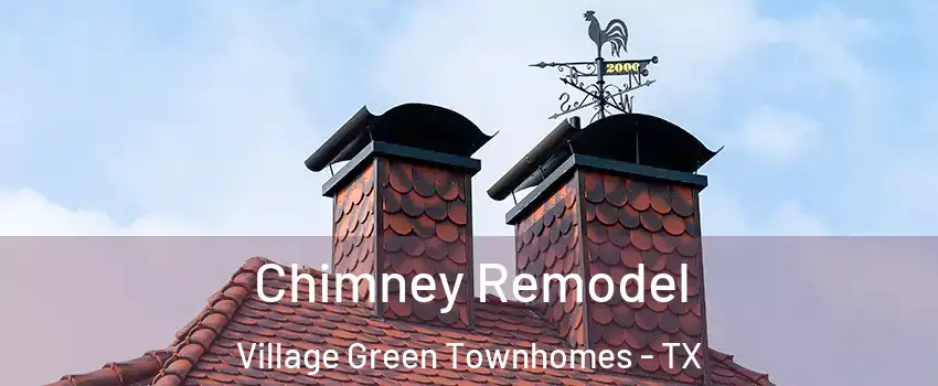 Chimney Remodel Village Green Townhomes - TX