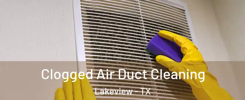 Clogged Air Duct Cleaning Lakeview - TX