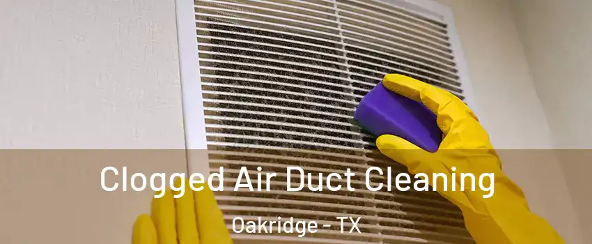 Clogged Air Duct Cleaning Oakridge - TX