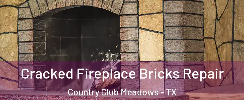 Cracked Fireplace Bricks Repair Country Club Meadows - TX