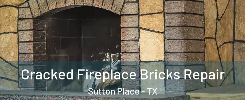 Cracked Fireplace Bricks Repair Sutton Place - TX