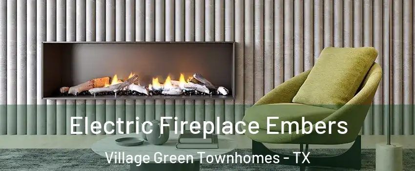 Electric Fireplace Embers Village Green Townhomes - TX
