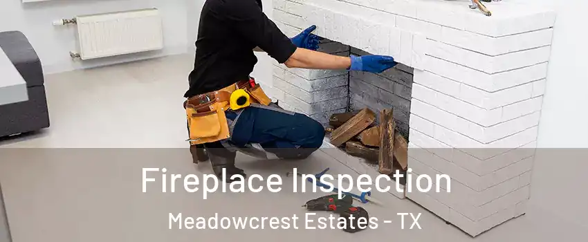 Fireplace Inspection Meadowcrest Estates - TX
