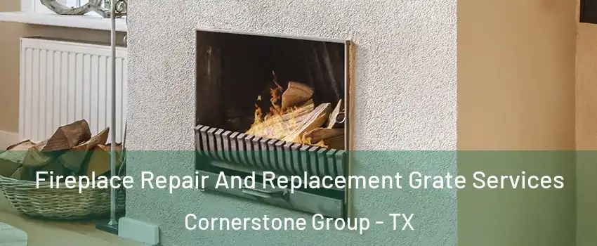 Fireplace Repair And Replacement Grate Services Cornerstone Group - TX