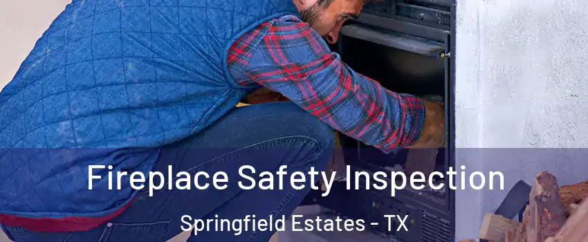 Fireplace Safety Inspection Springfield Estates - TX