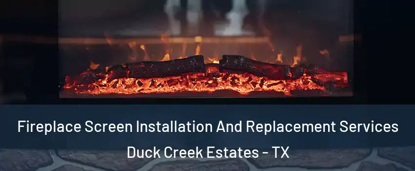 Fireplace Screen Installation And Replacement Services Duck Creek Estates - TX