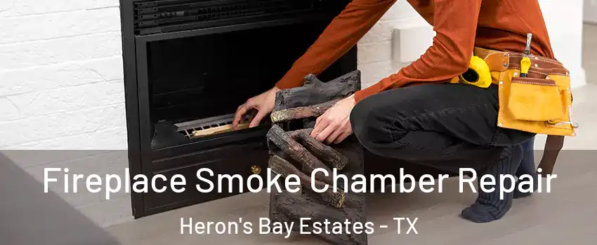 Fireplace Smoke Chamber Repair Heron's Bay Estates - TX