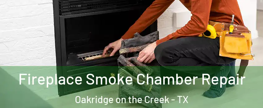 Fireplace Smoke Chamber Repair Oakridge on the Creek - TX