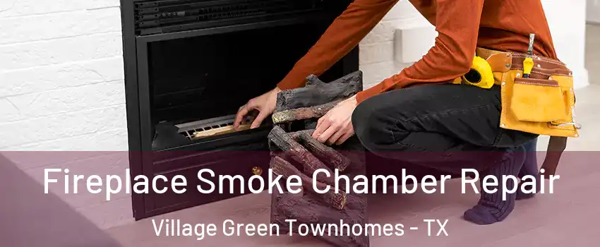 Fireplace Smoke Chamber Repair Village Green Townhomes - TX