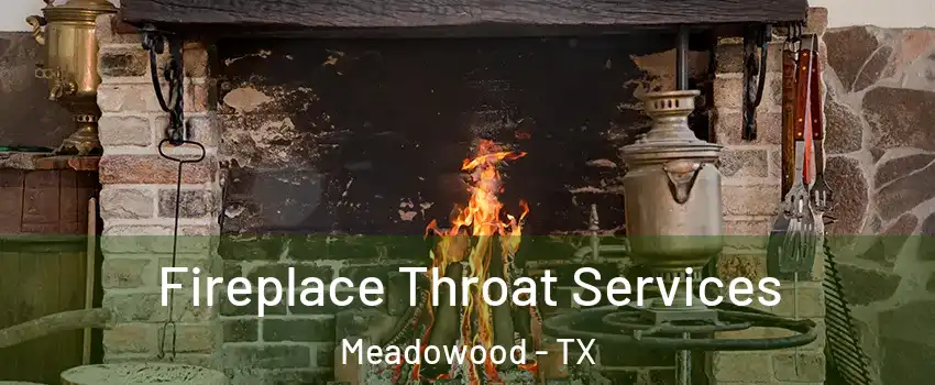 Fireplace Throat Services Meadowood - TX