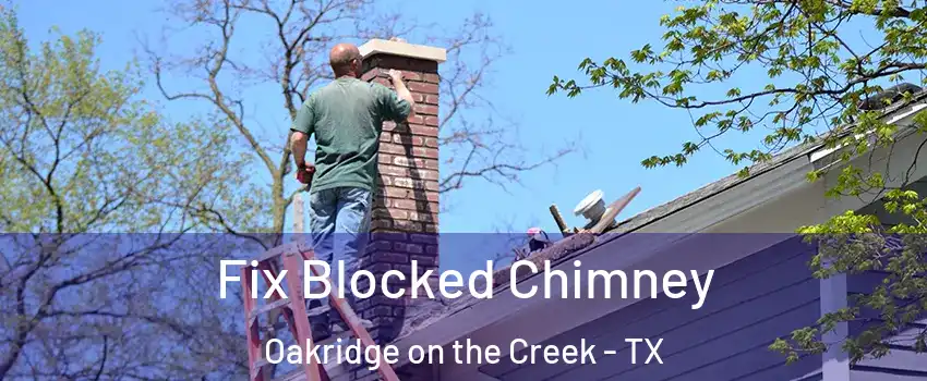 Fix Blocked Chimney Oakridge on the Creek - TX