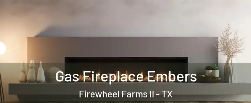 Gas Fireplace Embers Firewheel Farms II - TX