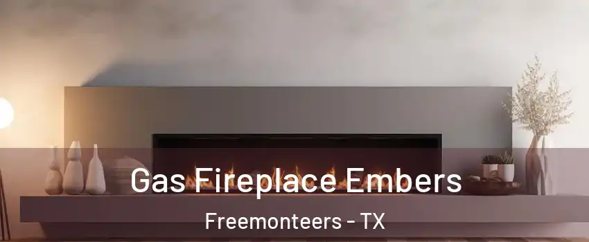 Gas Fireplace Embers Freemonteers - TX