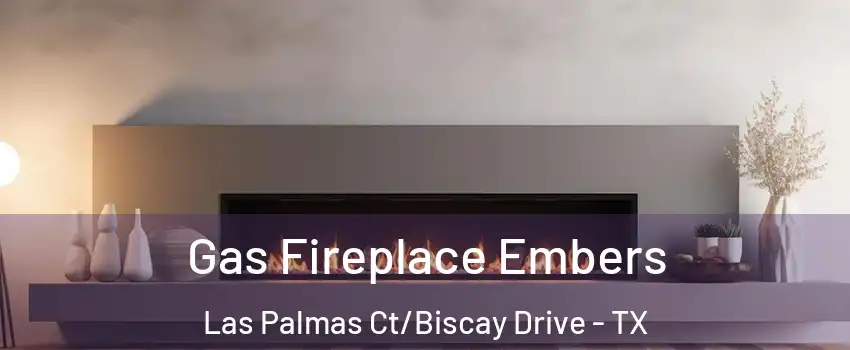 Gas Fireplace Embers Las Palmas Ct/Biscay Drive - TX