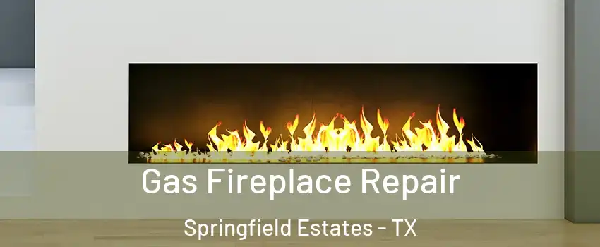 Gas Fireplace Repair Springfield Estates - TX