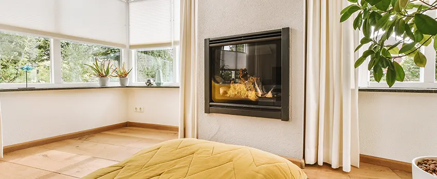 Residential Fireplace Ceramic Glass Installation in Homeowners of Downtown, TX