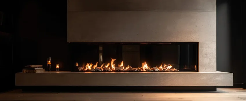 Gas Fireplace Ember Bed Design Services in Valley Creek 1, Texas
