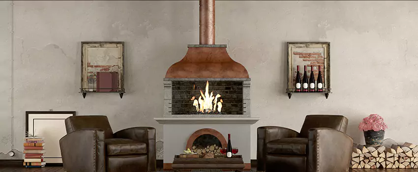 Thelin Hearth Products Providence Pellet Insert Fireplace Installation in Garland, TX