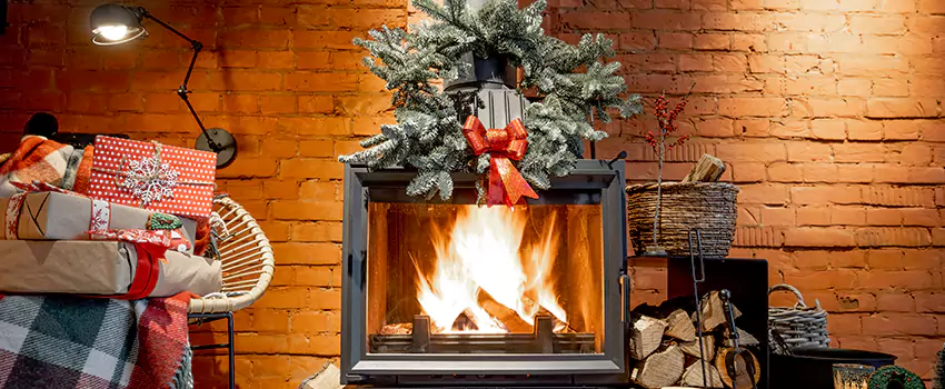 Travis Industries Linear Gas Fireplace Installation in Valley Creek 1, Texas