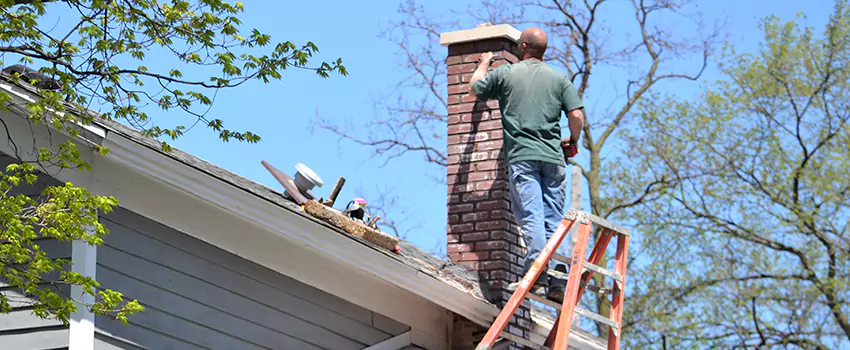 himney Crown Repair in Homeowners of Downtown, Texas