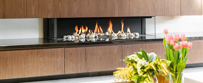 Double-height Fireplace Design Refurbishment in Homeowners of Downtown, Texas