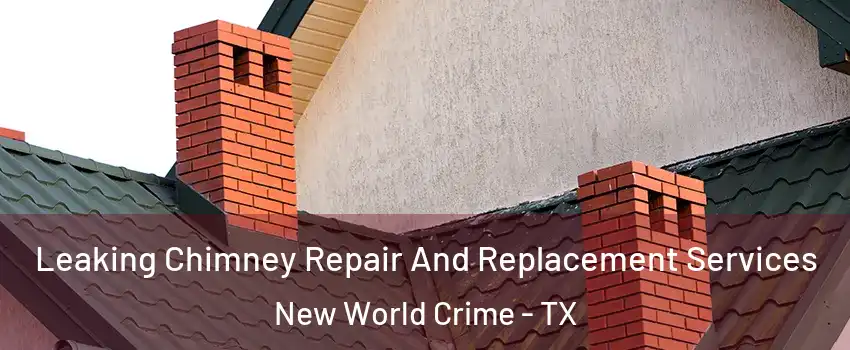 Leaking Chimney Repair And Replacement Services New World Crime - TX