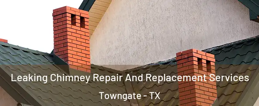 Leaking Chimney Repair And Replacement Services Towngate - TX