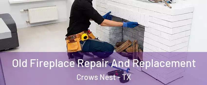 Old Fireplace Repair And Replacement Crows Nest - TX