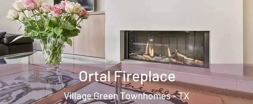 Ortal Fireplace Village Green Townhomes - TX