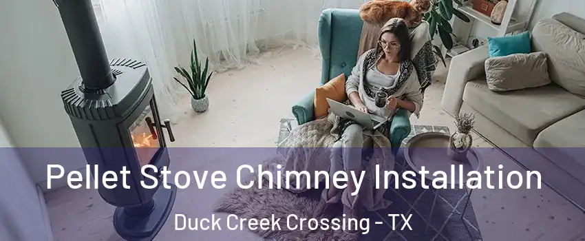 Pellet Stove Chimney Installation Duck Creek Crossing - TX