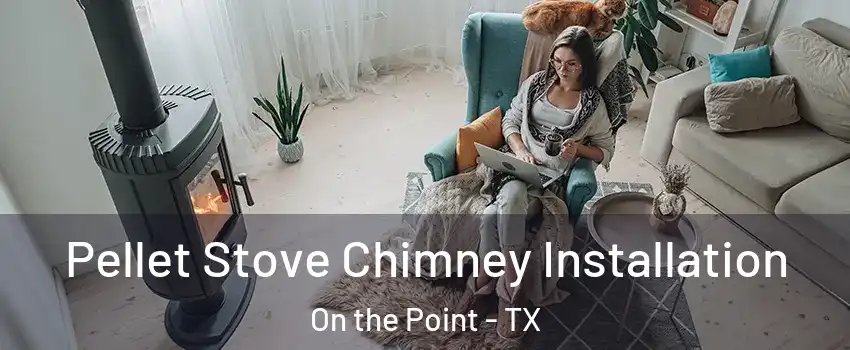 Pellet Stove Chimney Installation On the Point - TX