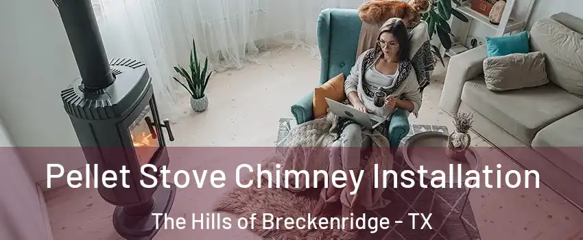 Pellet Stove Chimney Installation The Hills of Breckenridge - TX