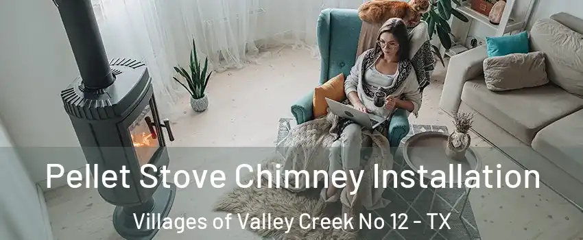 Pellet Stove Chimney Installation Villages of Valley Creek No 12 - TX