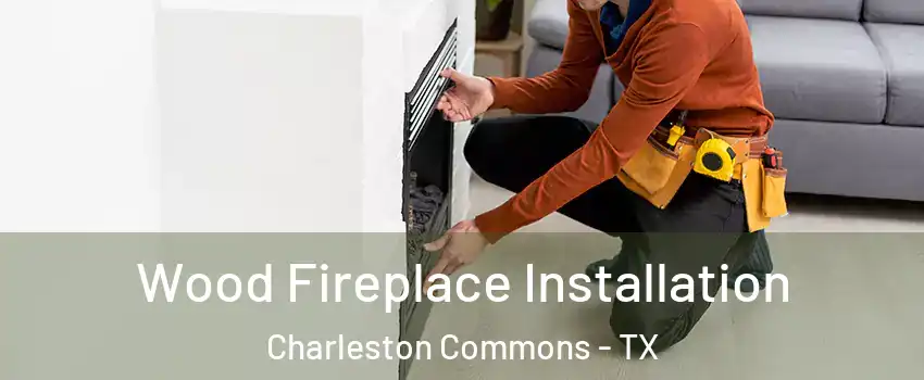 Wood Fireplace Installation Charleston Commons - TX